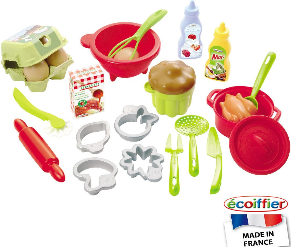Ecoiffier Coffret de cuisine 3 étoiles Pro Cook