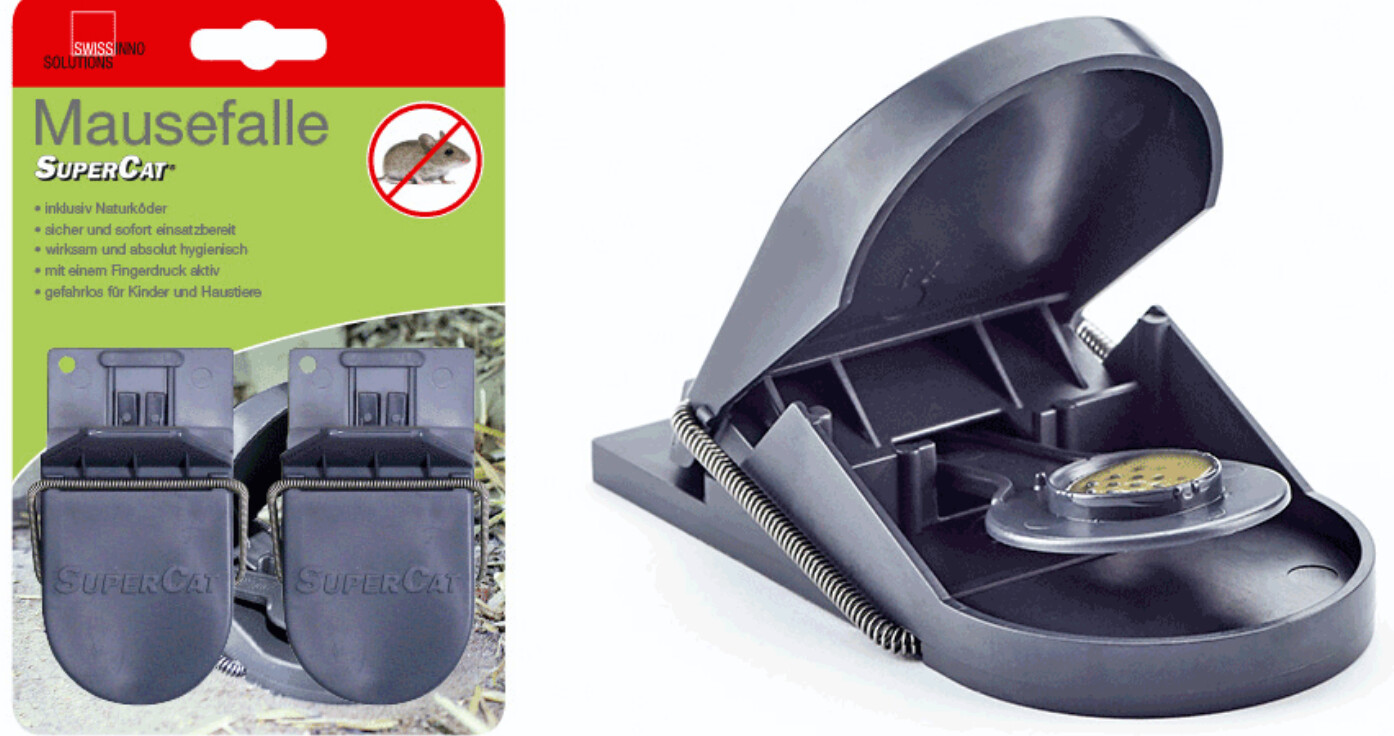 Swissinno SuperCat Pro Mausefalle Funktionsart Lockstoff 2St