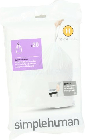 Simplehuman Sacs poubelle 30 litres Simplehuman, 20 sacs
