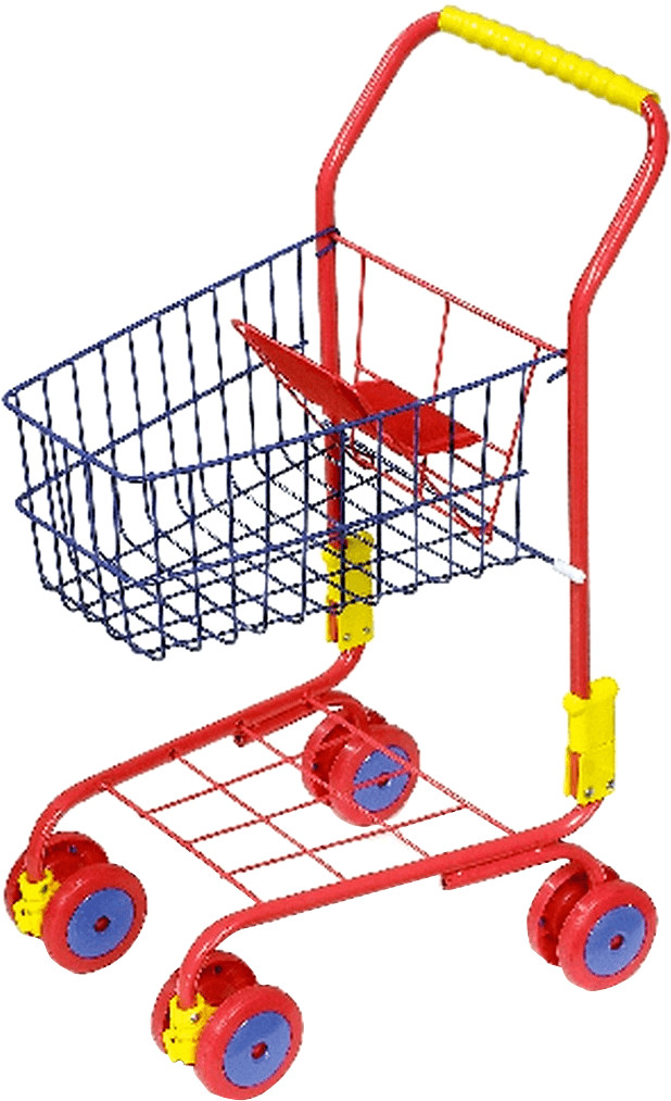 klein toys Chariot de Supermarché en Métal