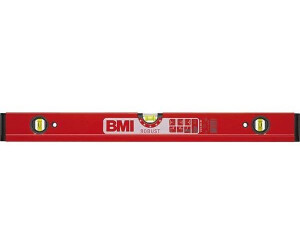 BMI 698090 Alu-Wasserwaage Robust 90 cm in rot