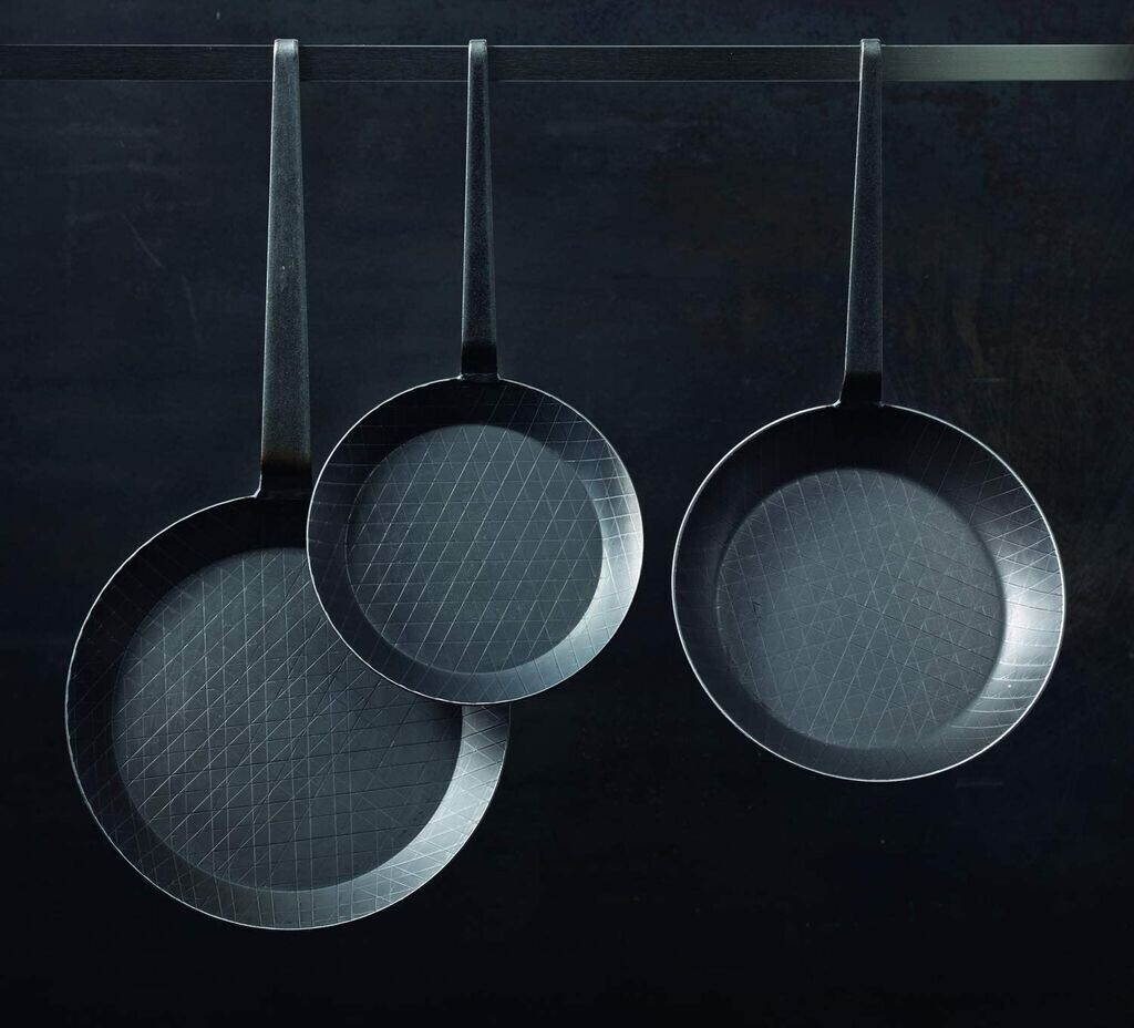 Rösle 28cm High Wrought Iron Frying Pan