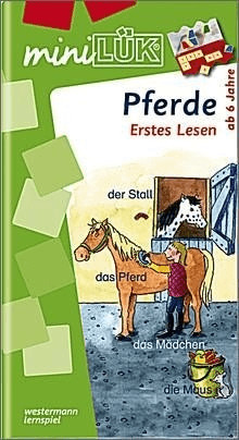 Westermann miniLÜK Erstes Lesen Pferde (allemand)