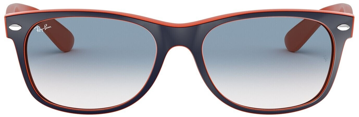 Ray Ban New Wayfarer RB2132 789 3F blue orange crystal white blue ab 117 79 Preisvergleich bei idealo