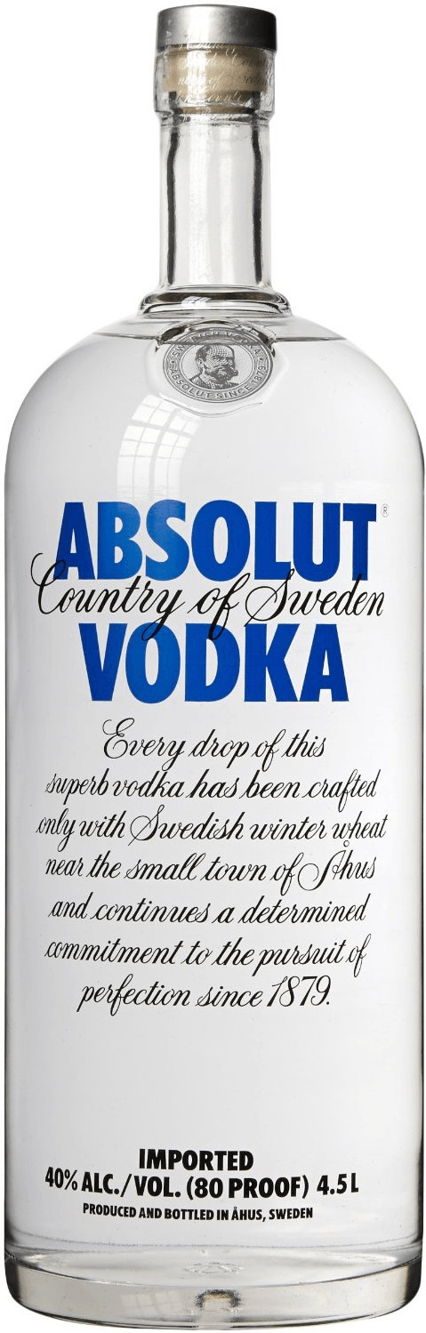 Absolut 4,5 L 40 %