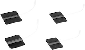 Promed Électrodes carbone 4 x 4 cm (4 pièces)