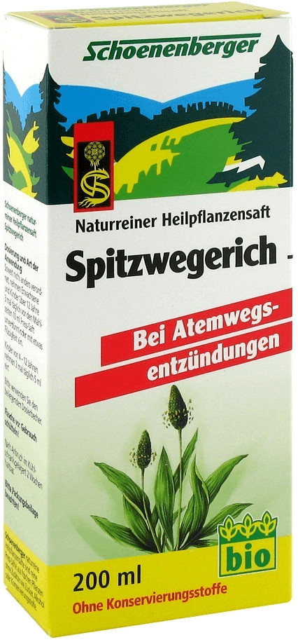 Schoenenberger Suc de plantain (200 ml)