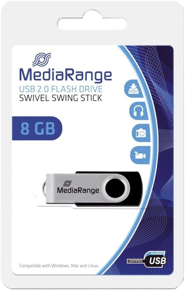 MediaRange Flexi-Drive 8 Go