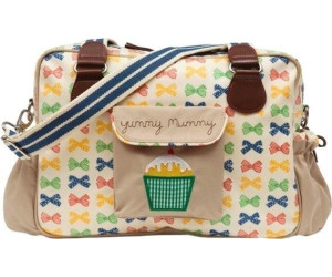 YUMMY MUMMY- APPLES AND PEARS BLUE Bundle incl: Stroller Org, Wash Bag -  Pink Lining