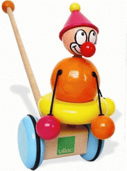 Vilac Titoon le clown à pousser