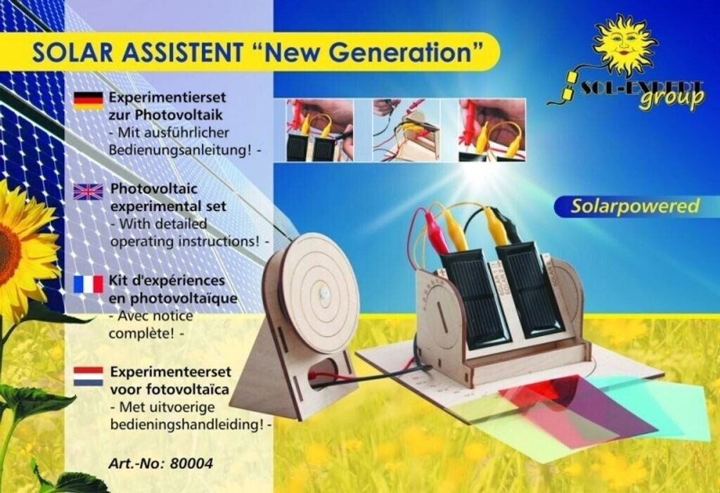 Sol-Expert Coffret d'expérience solaire nouvelle génération