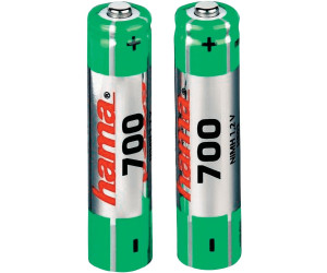Hama 3x Hama Rechargeable AAA NiMH Batteries HR03 700 mAh Mouse Remote Solar Light UK 4007249568021 