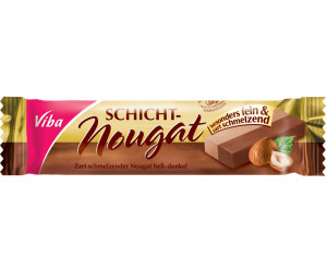 Famoso nougat vienense schichtnougat como ildefonso e cubos de nougat  dobrados