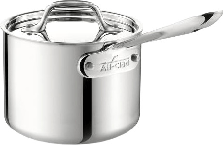 All-Clad Stainless Steel 15cm Deep Saucepan with Lid