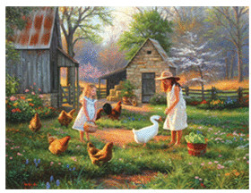 SunsOut Grandma's Garden