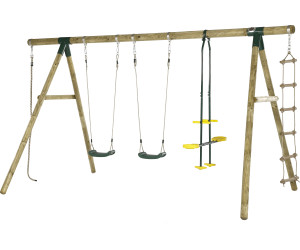 Plum Orang-Utan Wooden Garden Swing Set