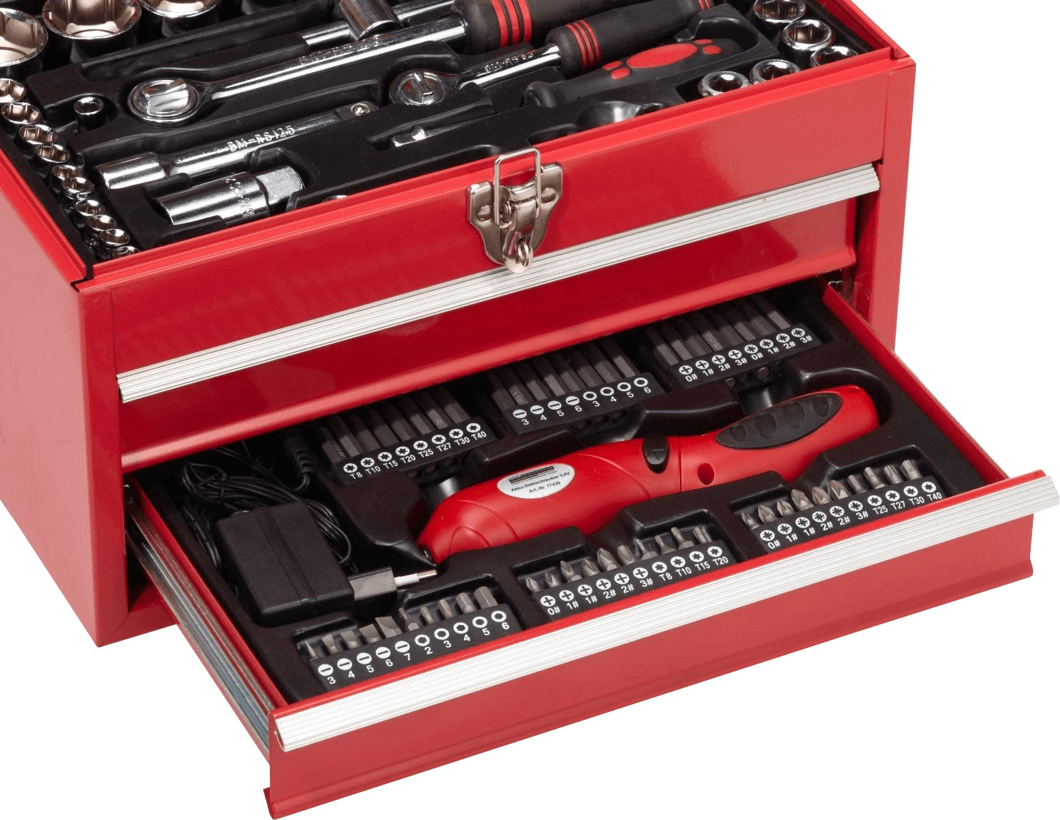 Oferta flash en el maletín de herramientas Mannesmann M29075 de 108 piezas:  hasta medianoche costará 95,99 euros en
