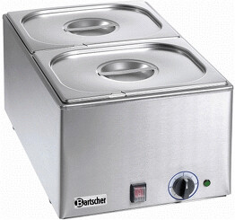 Bartscher Bain-marie avec bacs 2 x 1/2 GN 150 mm