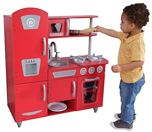 KidKraft Retro-Küche - rot (53156) ab 157,60 € | Preisvergleich bei