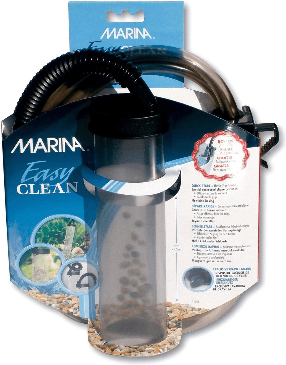 HAGEN Marina Easy Clean Nettoyeur de gravier 25,5 cm