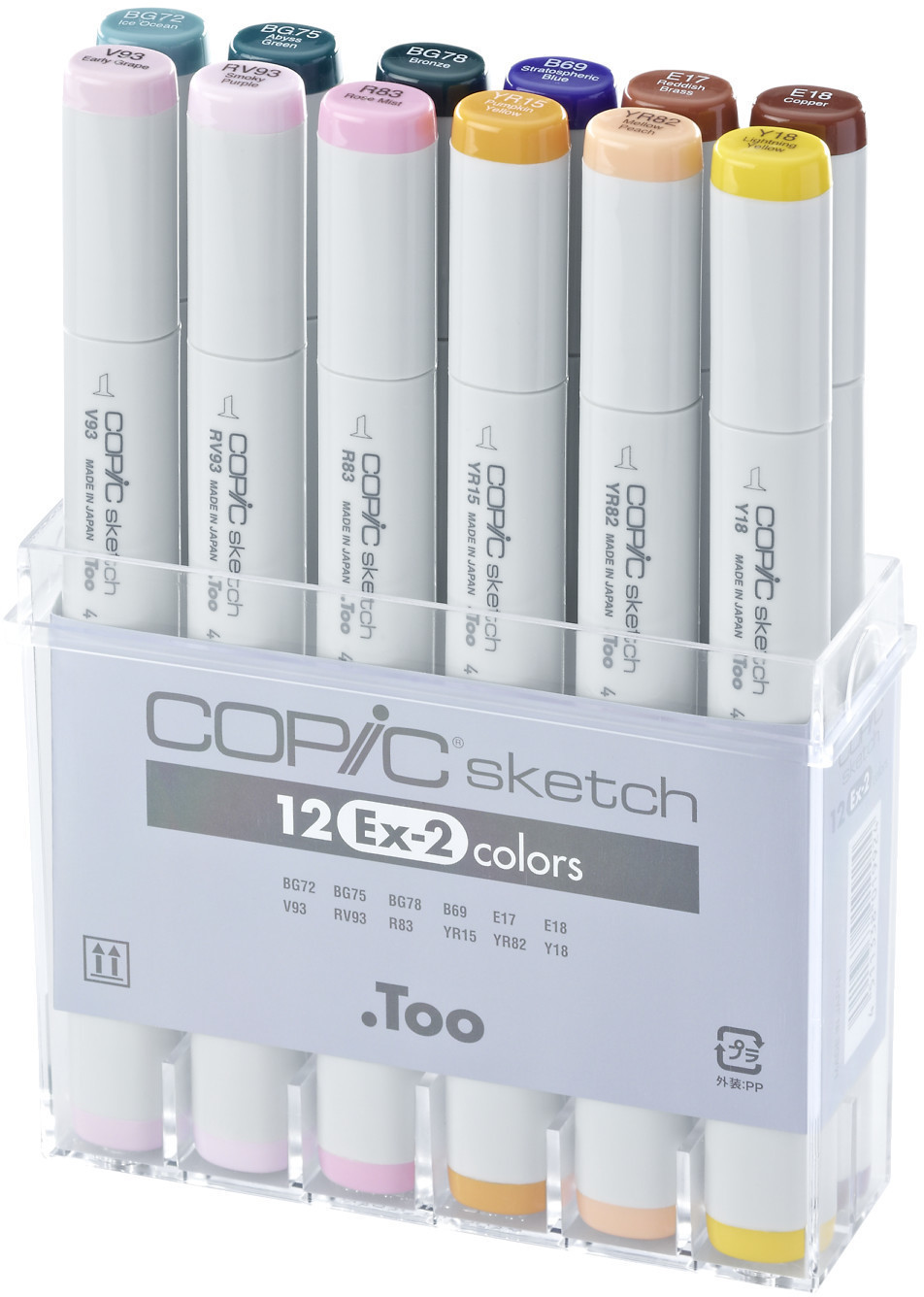COPIC Sketch Set EX-2 12St (21075414)