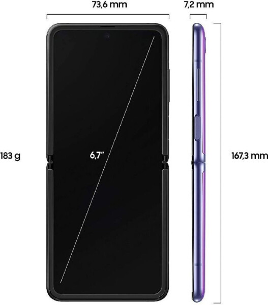 Samsung Galaxy Z Flip Mirror Purple, Bild 8