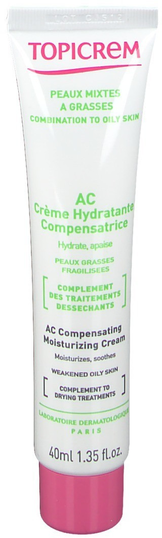 Topicrem Crème hydratante compensatrice AC (40 ml)