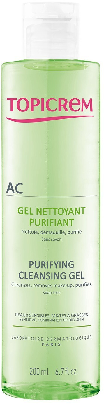 Topicrem Gel nettoyant purifiant AC (200 ml)