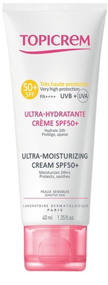 Topicrem Ultra-hydratante crème SPF50+ (40 ml)
