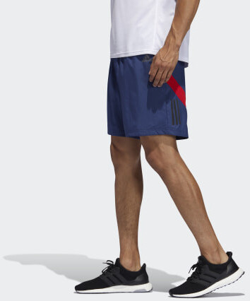 Adidas Own the Run Shorts tech indigo / scarlet Men (FL6953)