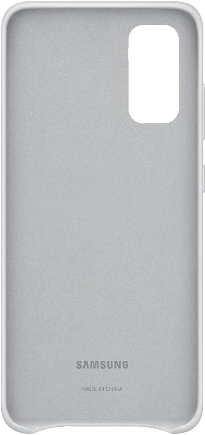 Samsung Coque cuir (Galaxy S20) gris clair