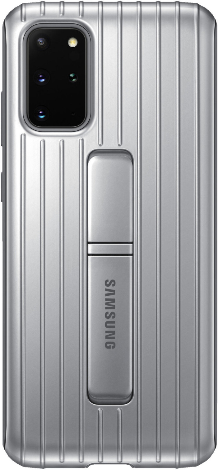 Photos - Case Samsung Protective Standing Cover  Silver (Galaxy S20 Plus)