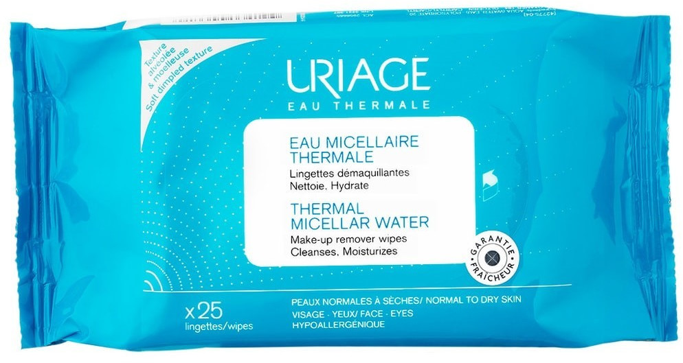 Uriage Eau micellaire thermale (25 lingettes)