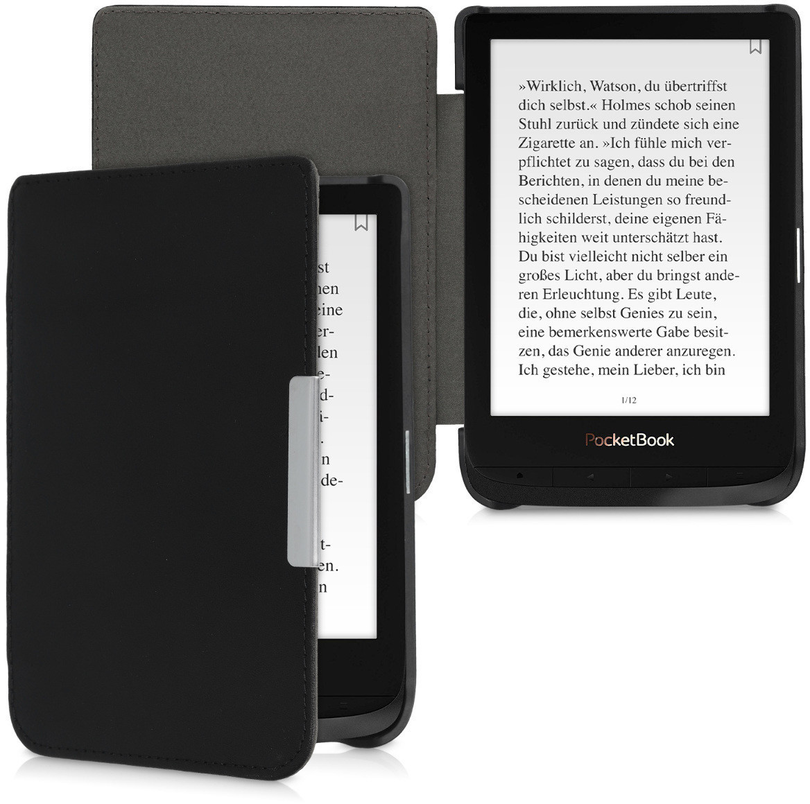 kalibri Leder eBook eReader Schutzhülle Cover Case für Pocketbook Touch