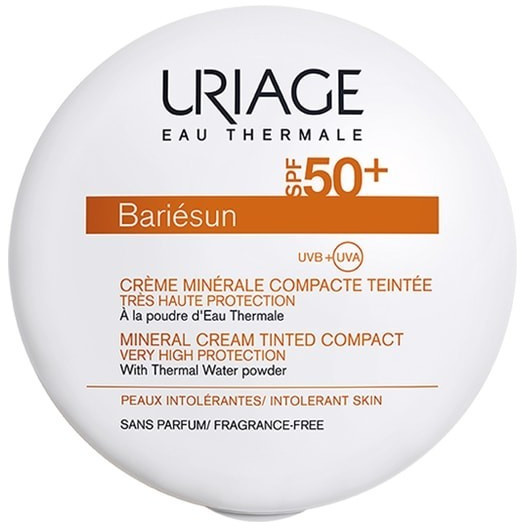 Uriage Bariésun crème minérale compacte teintée dorée (10 g)