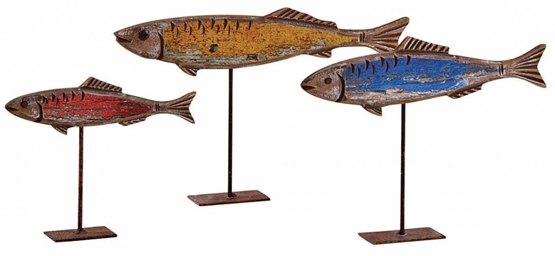 Aubry Gaspard Poissons peints médium