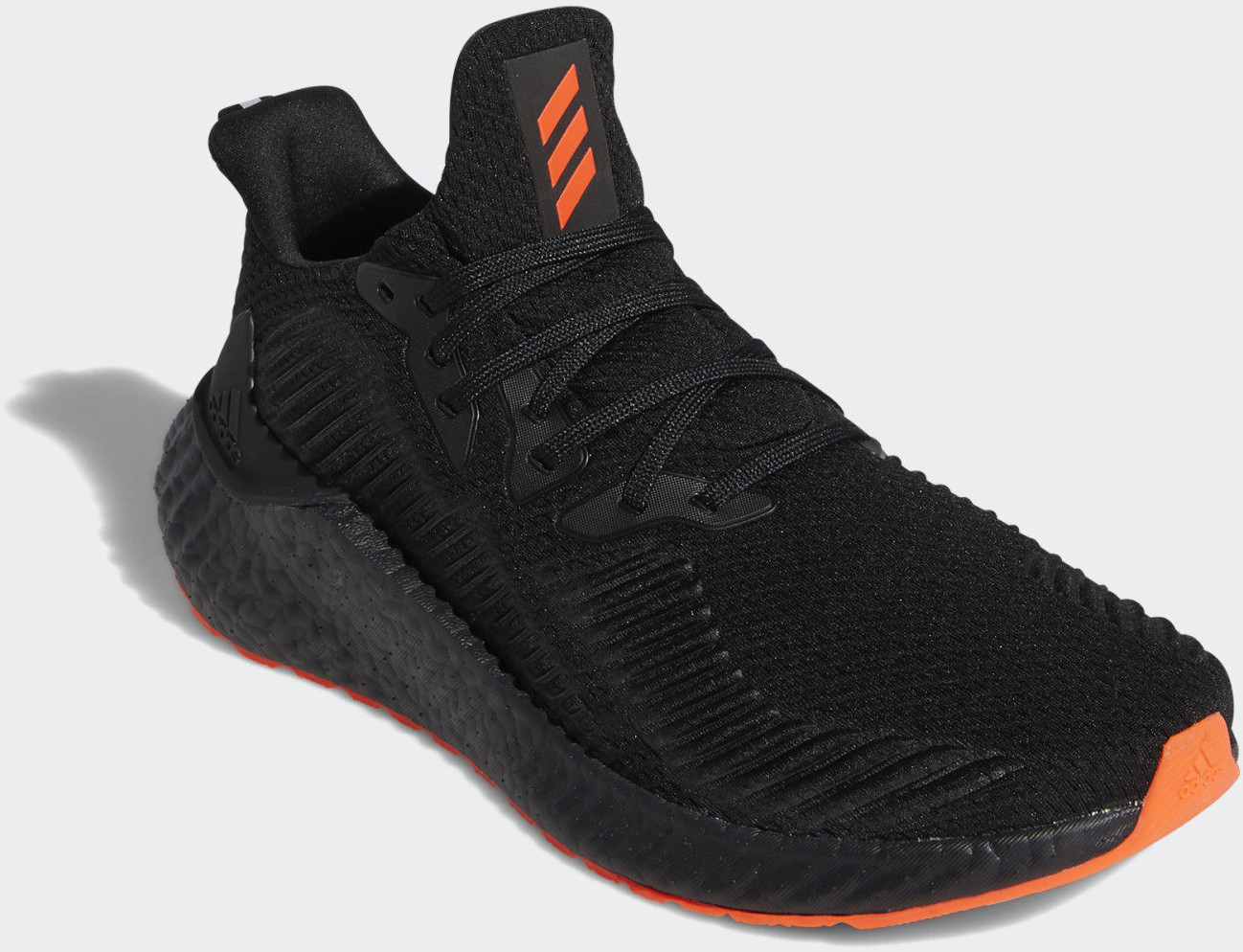 Adidas Alphaboost core black gold metallic solid grey unisex ab 129