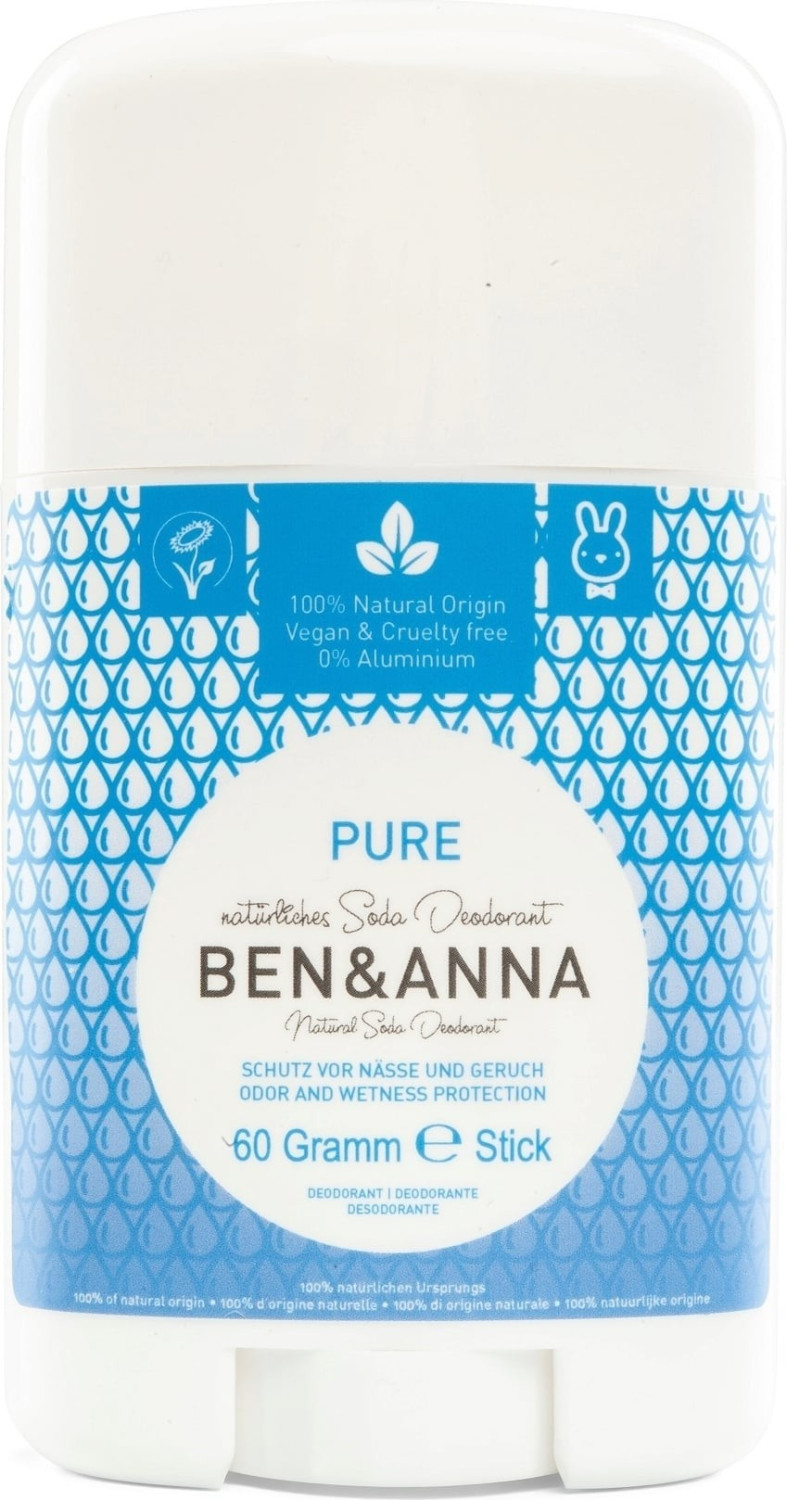 Ben & Anna Natural Soda Deodorant Stick Pure (60 g)