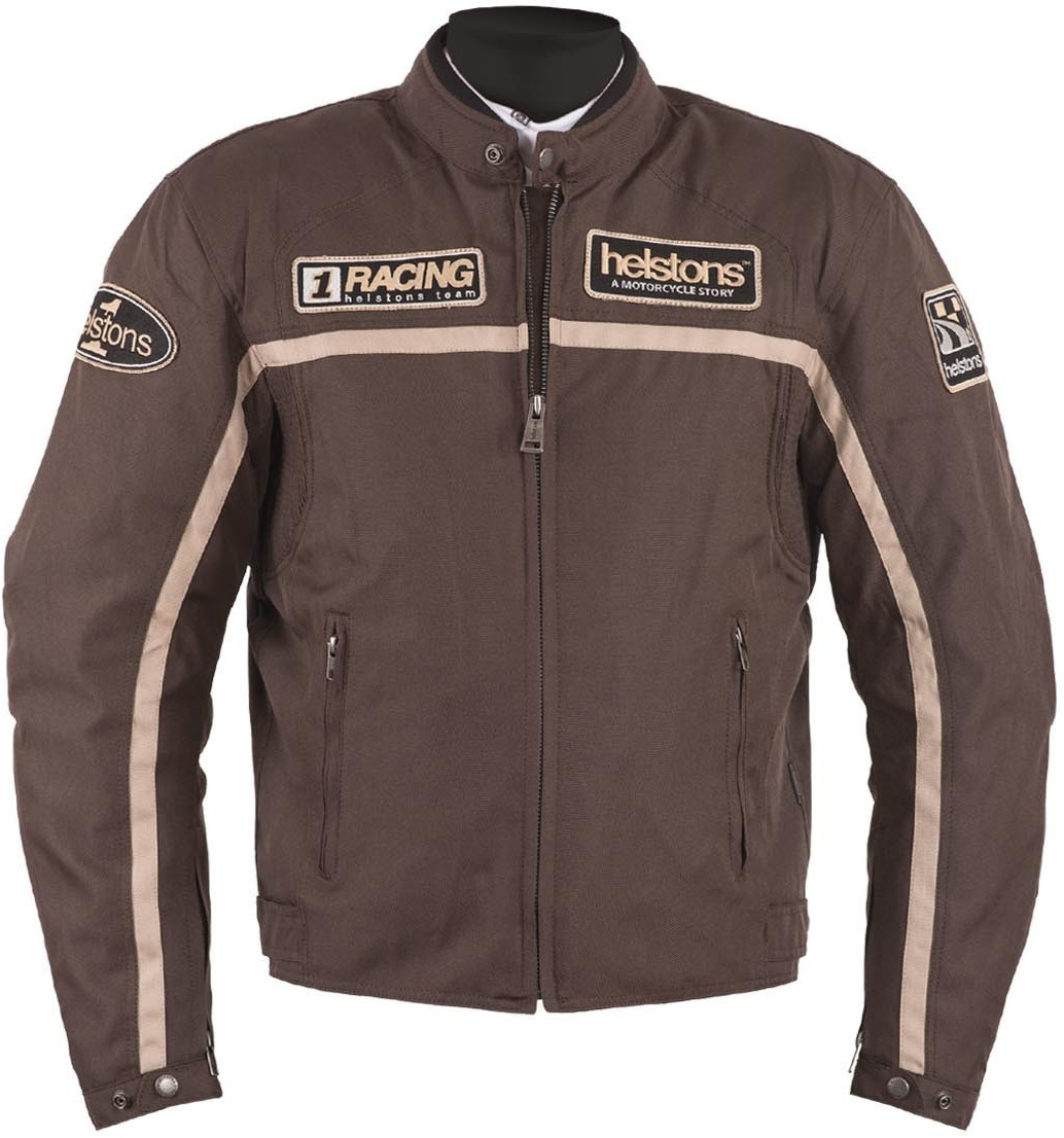 Helston's Blouson Daytona marron/beige