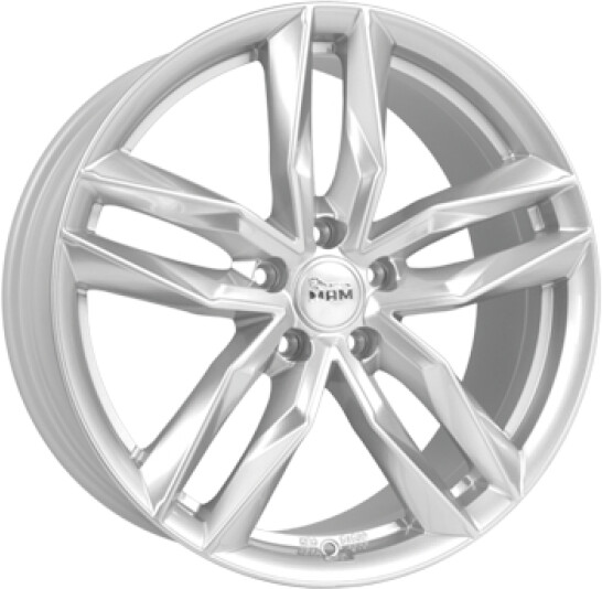 MAM RS3 (7,5 x 17) silver painted