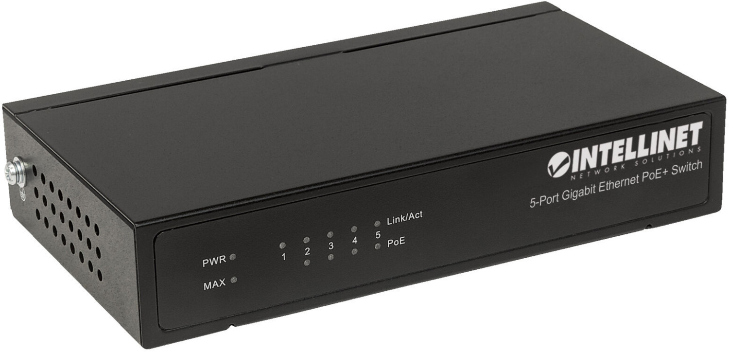 Intellinet 5-Port Gigabit PoE+ Switch (561228)
