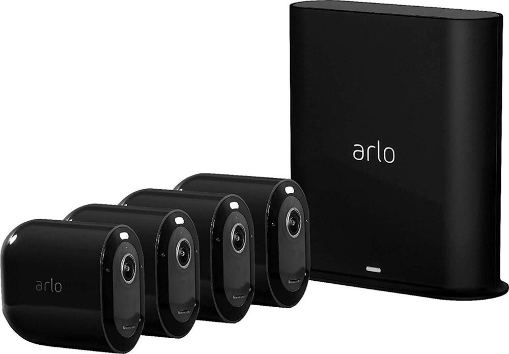 Arlo Pro 3 noir avec 4 caméras et SmartHub (VMS4440B)