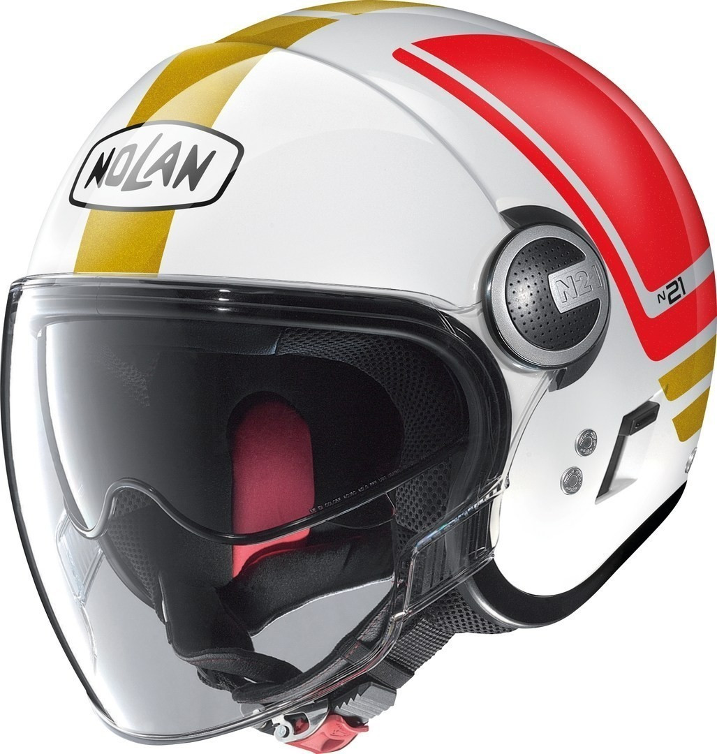 Nolan N21 Visor Flybridge Metal blanc 67