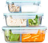 Rosenstein & Söhne Glass Container Set 3 pcs (0,6 l / 1,0 l / 1,5 l)