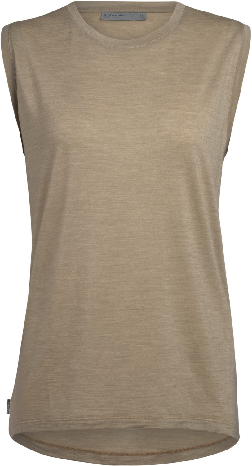 Icebreaker Nature Dye Drayden Tank Top Women (105033) almond