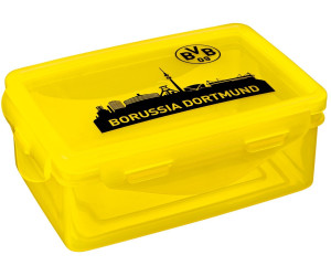 BVB Edelstahl Brotdose Dortmund 09 Logo Lunchbox Vesperdose BVB Fanartikel Shop 