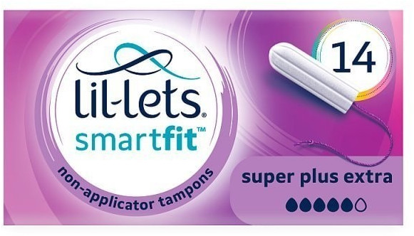 Lil-Lets Non-Applicator Tampons Super Plus Extra 14 pack