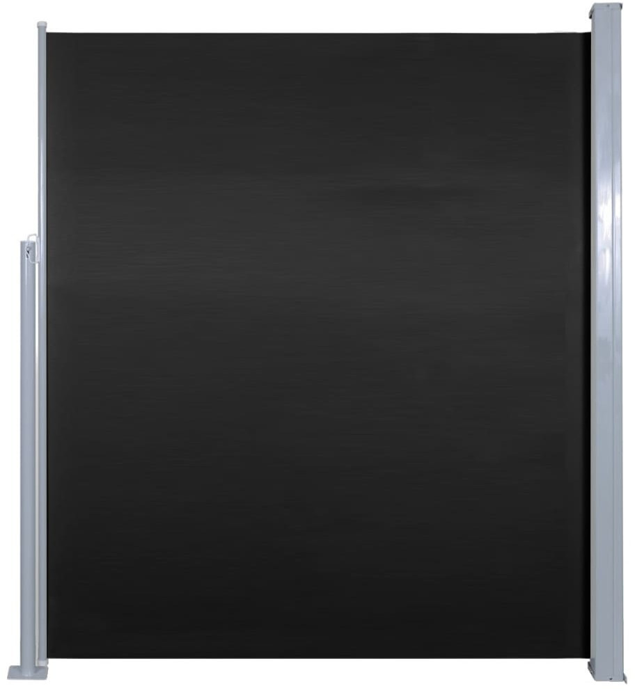 VidaXL Retractable Side Awning 160 x 500 cm Black