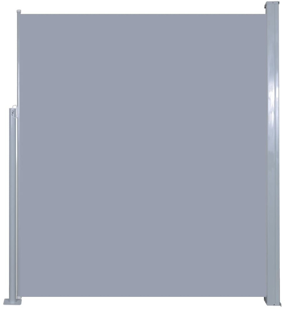 vidaXL Retractable Side Awning 160 x 500 cm Grey