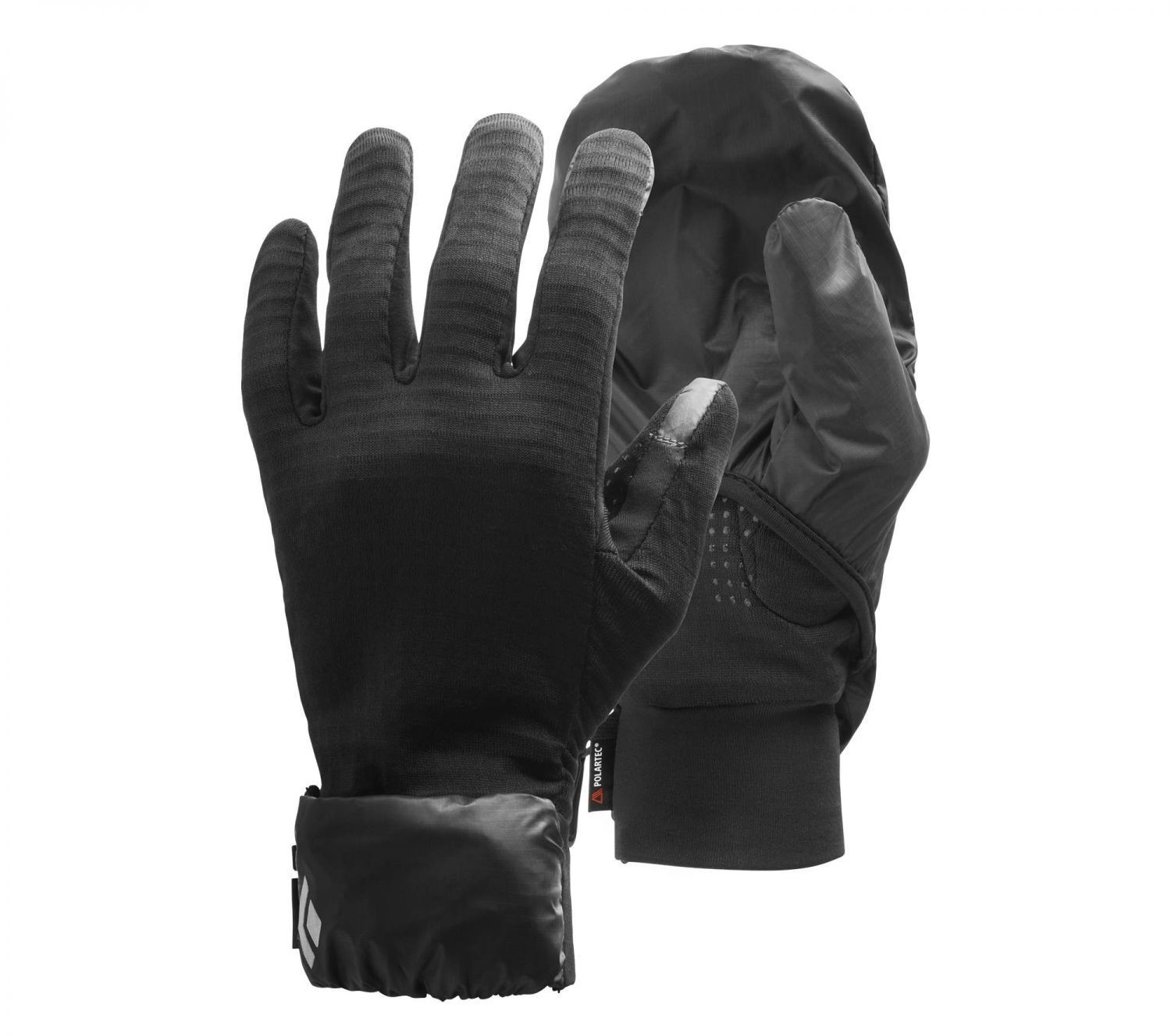 Photos - Ski Wear Black Diamond Wind Hood GridTech Gloves black 